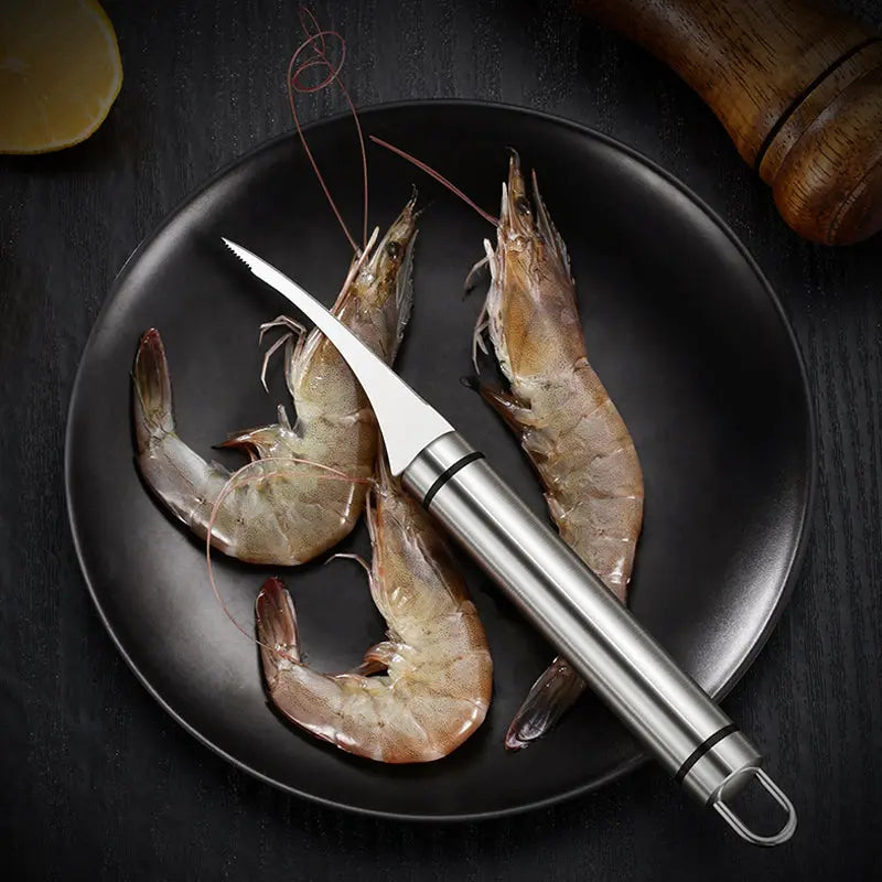 BowLift | Effortless Shrimp Peeling Tool – Stainless Steel Peeler