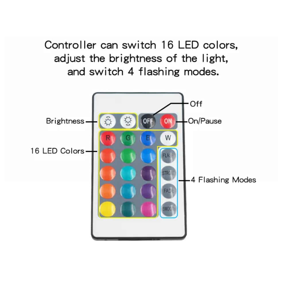 Moon lamp -16 colors - LED - with touch function and remote control | Bowlift
