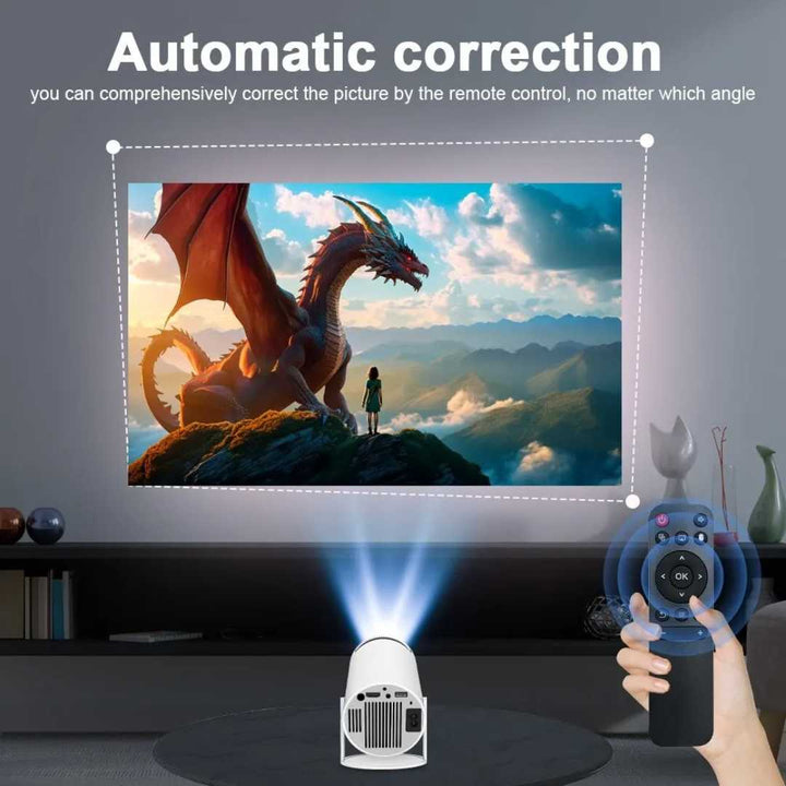 BowLift | Portable 4K Projector With Remote Control