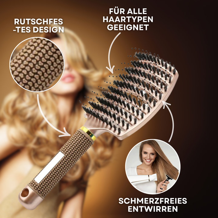 BowLift | Magic Hair Brush for Pain-Free Detangling & Shiny Hair