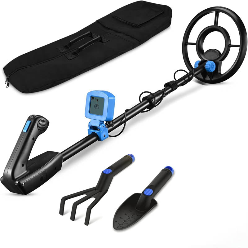 BowLift | Metal Detectors Waterproof Kids Metal Detector 7.4 Inch Search Coil 24''-35'' Adjustable Stem Buzzer Vibration Sound