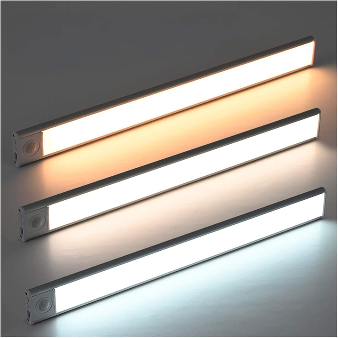 BowLift | Magnetic Motion Sensor Light | Modern Silver Design, USB Rechargeable & Easy-to-Mount for Home Safety and Ambiance