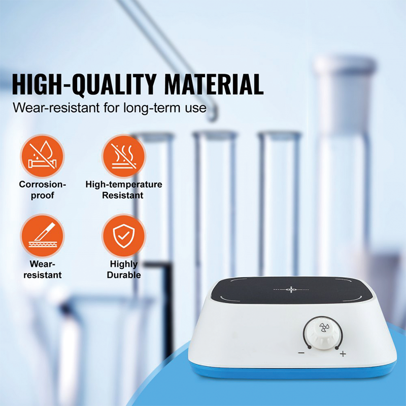 BowLift | Magnetic Stirrer, 300-3000 RPM Stir Plate with Adjustable Speed Knob, 3000mL Plate Stirrer Kit