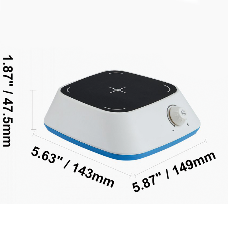 BowLift | Magnetic Stirrer, 300-3000 RPM Stir Plate with Adjustable Speed Knob, 3000mL Plate Stirrer Kit