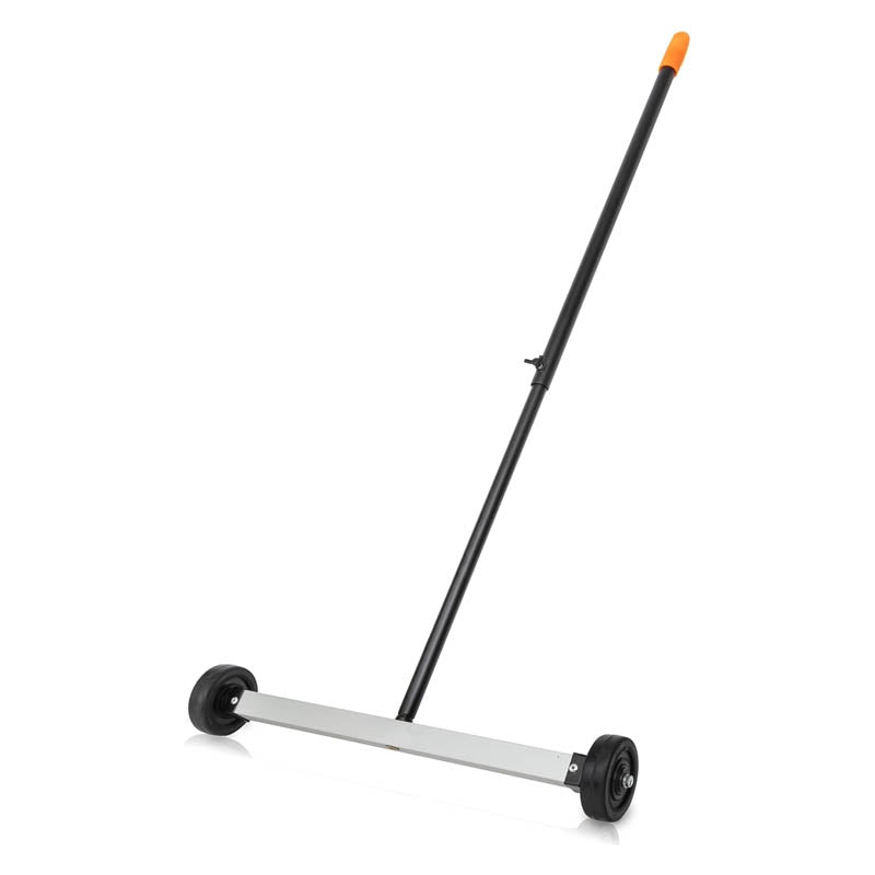 BowLift | Magnetic Sweeper with Wheels 17 Inch Mini Magnetic Sweeper 10-Pound Capacity Adjustable Handle