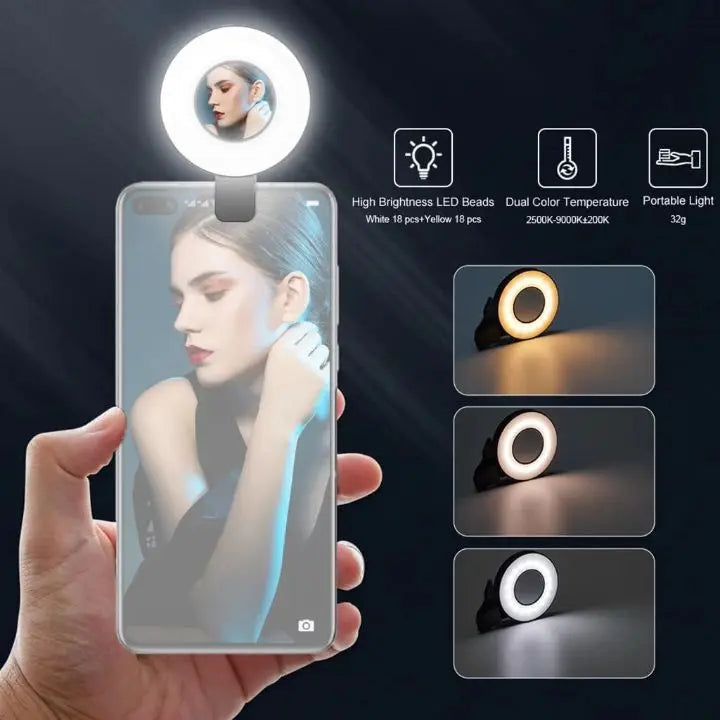 BowLift | Magnetic Phone Lamp | Portable LED for Perfect Lighting