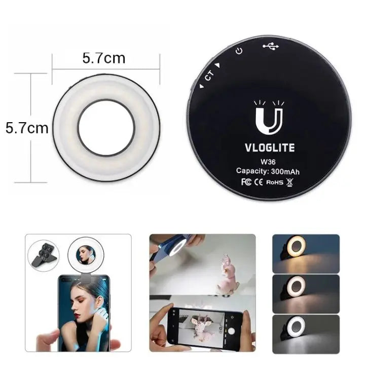 BowLift | Magnetic Phone Lamp | Portable LED for Perfect Lighting