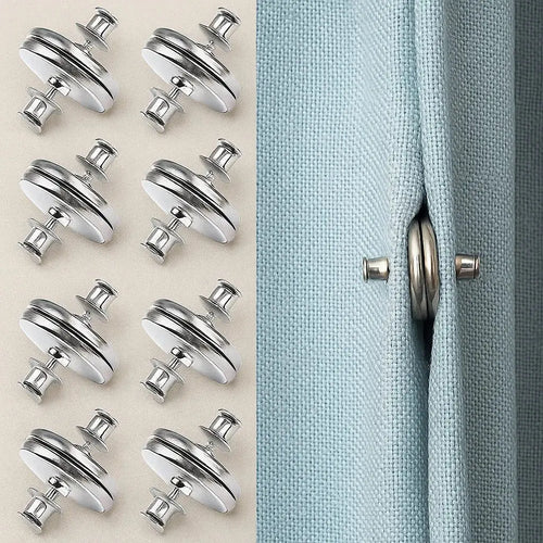 BowLift | Magnetic Curtain Clips — Light Blocking Alloy Clips