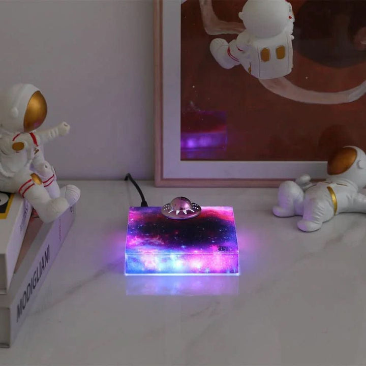 BowLift | Magnetic LED Night Lamp with Floating Spaceship Design