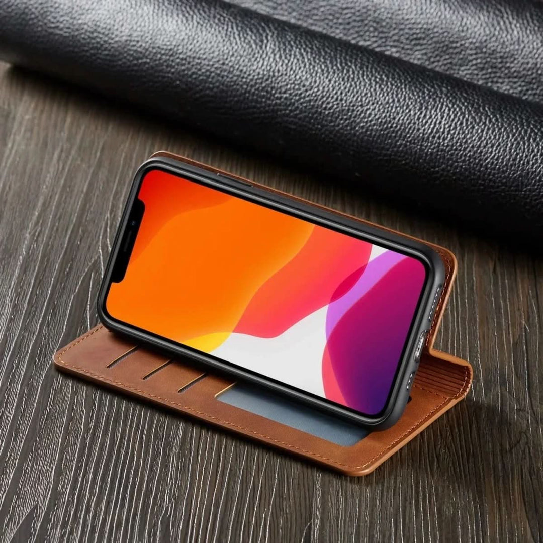 BowLift | Elegant leather case with magnetic closure for optimum protection