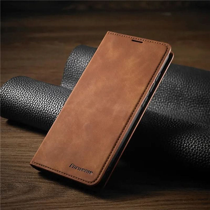 BowLift | Elegant leather case with magnetic closure for optimum protection