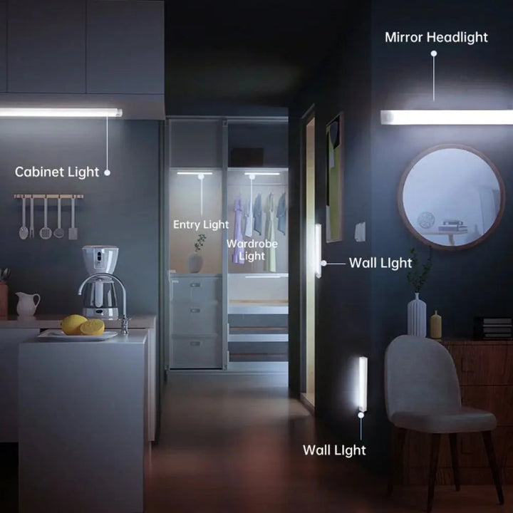 BowLift | Magnetic Motion Sensor LED Light — Rechargeable Hands-Free Lighting