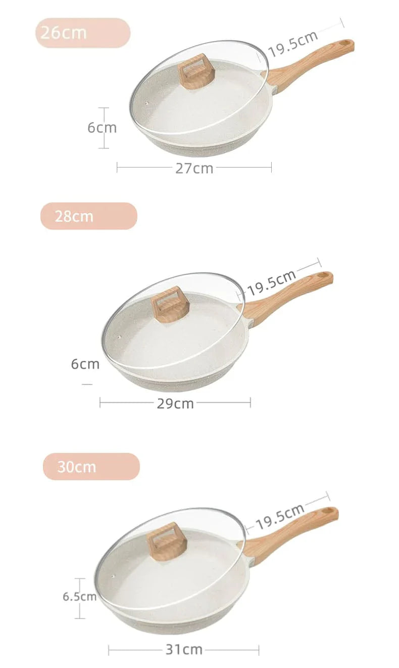 Maifan Non-Stick Frying Pan Pot Lid Bowlift