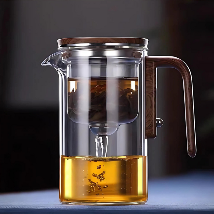 BowLift | Tea Infuser | Durable Borosilicate Glass for Effortless Hot & Cold Brewing at Home