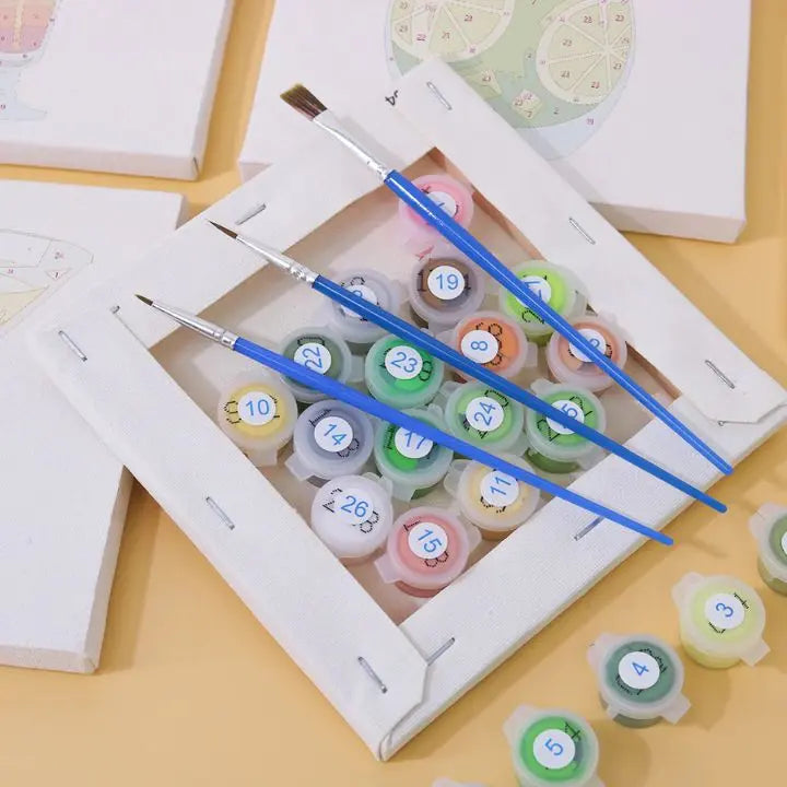 BowLift | Paint by Numbers Mini Set – 6 Designs for Creative Relaxation
