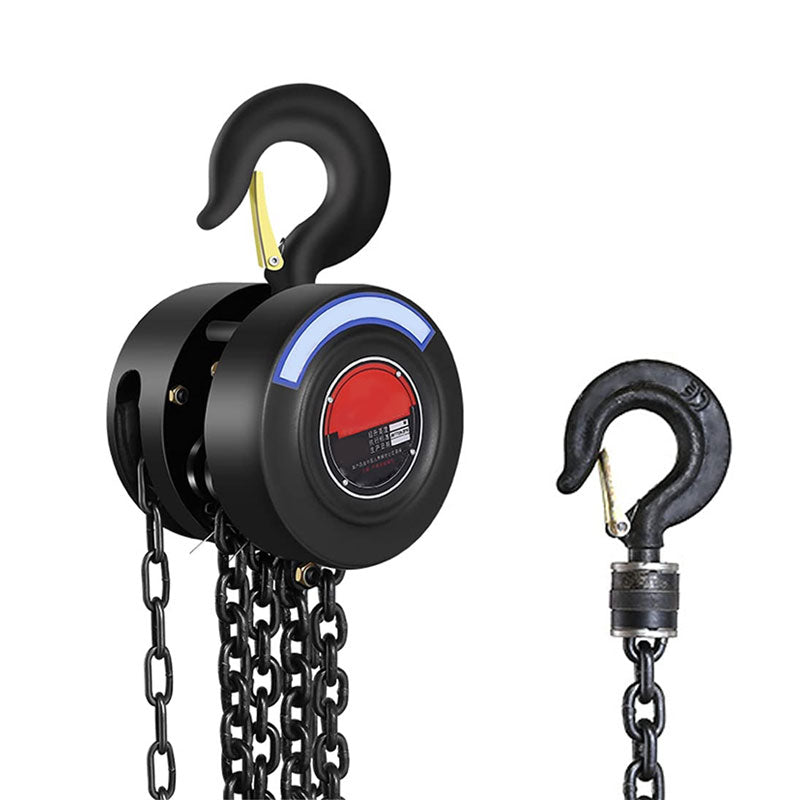 BowLift | Manual Chain Hoist, 1 Ton / 2000 lbs Capacity, 10 Ft Lift, For Transport And Shop Lifting