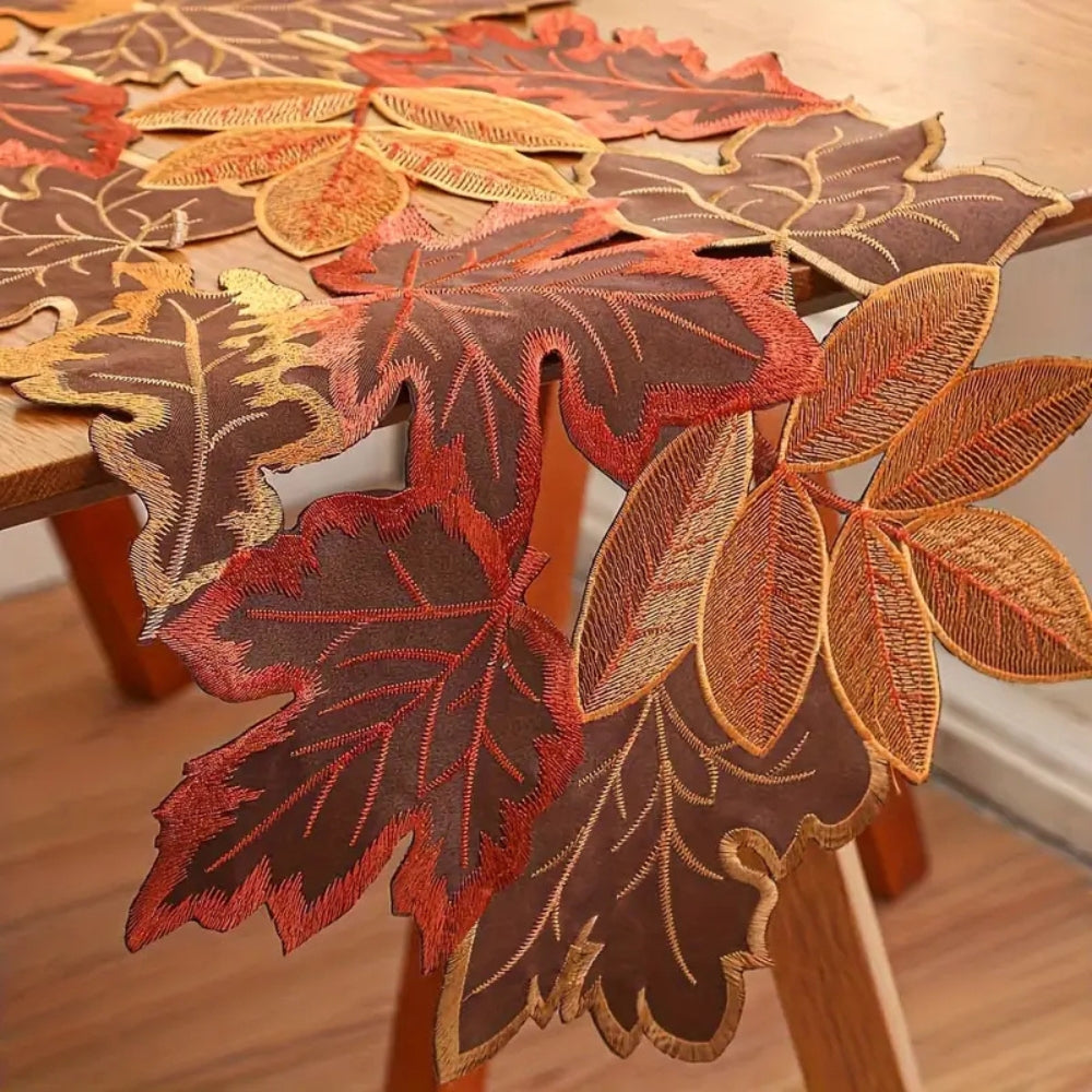 BowLift | Autumn Leaves Table Runner for Dining Decor