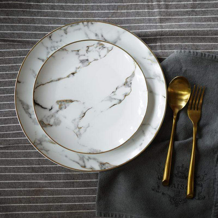 Marble Plate 2-Piece Set Bowlift