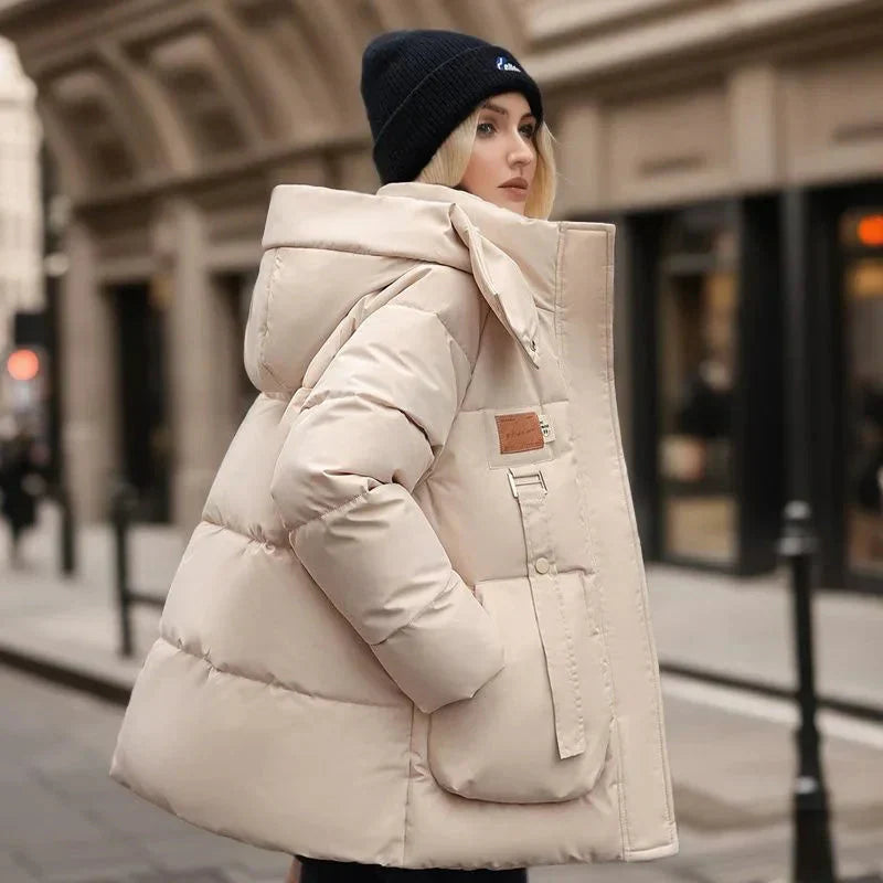 BowLift | SnowShield Women's Winter Jacket – Quilted, Waterproof and With Hood