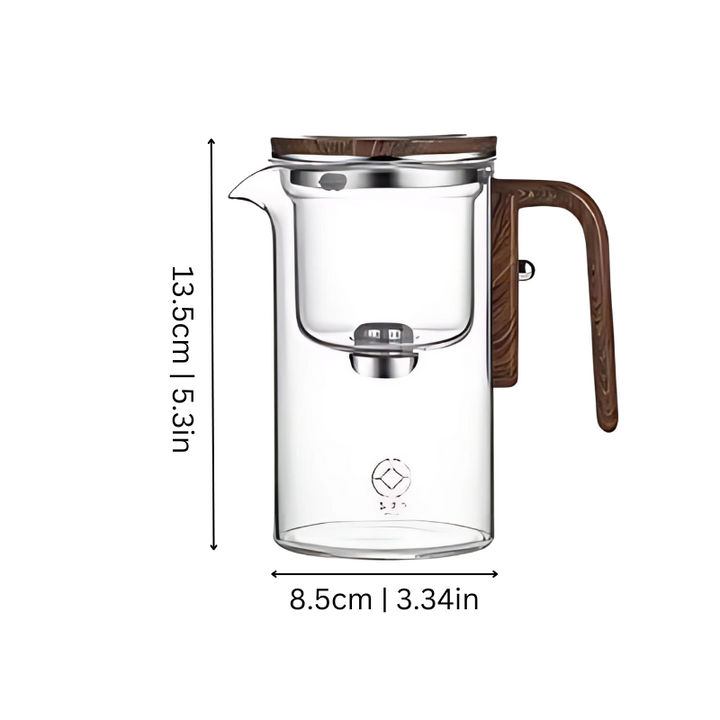 BowLift | Tea Infuser | Durable Borosilicate Glass for Effortless Hot & Cold Brewing at Home