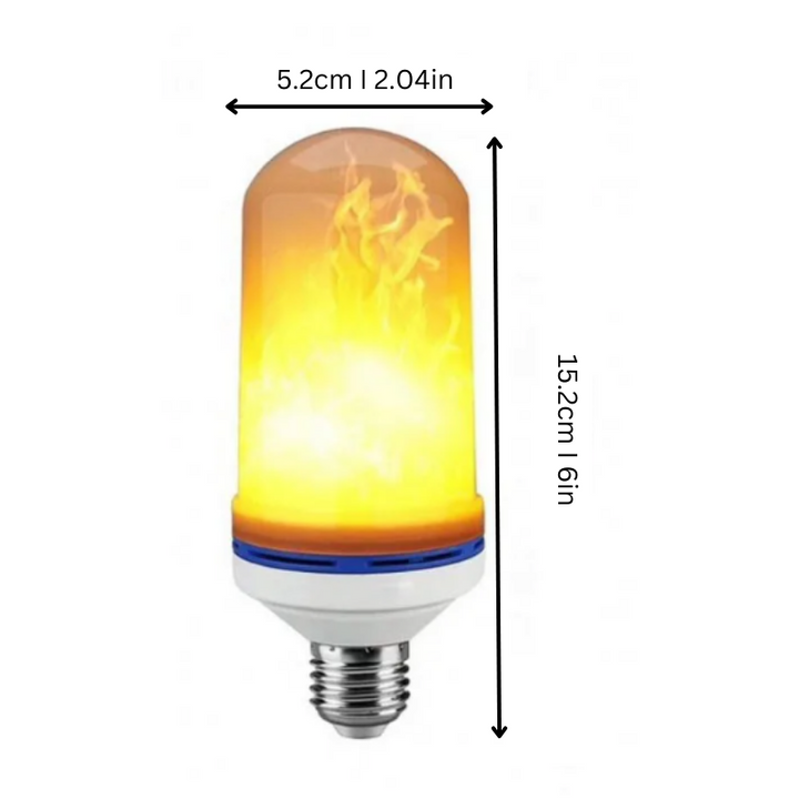 BowLift | FlameGlow LED Lamp – Flickering Flame Effect for a Warm and Cozy Atmosphere