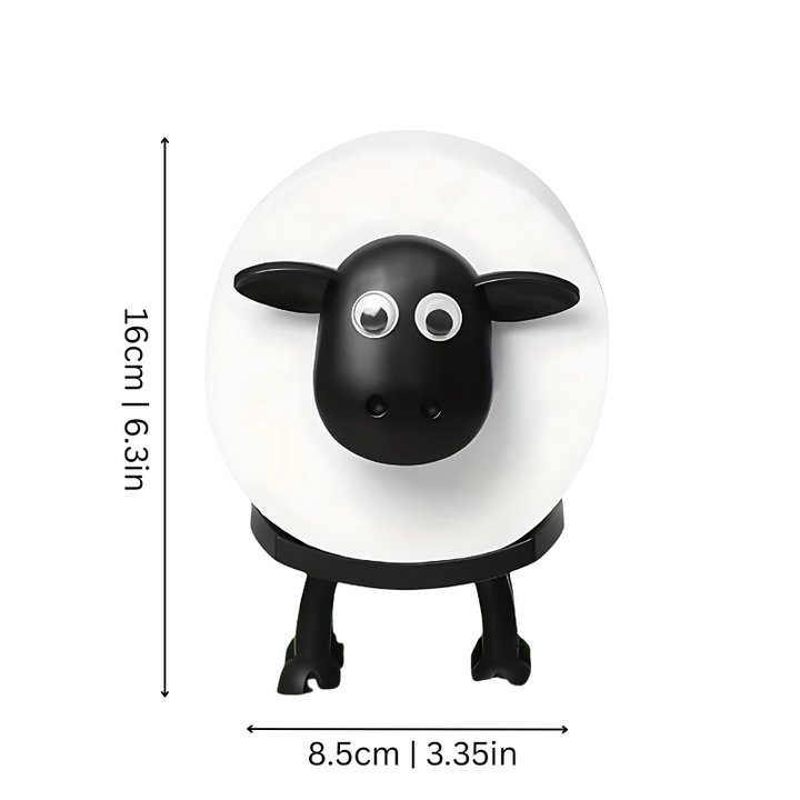 BowLift | Sheep Toilet Paper Holder | Charming, Space-Saving Design for Bathroom Organization & Fun Décor