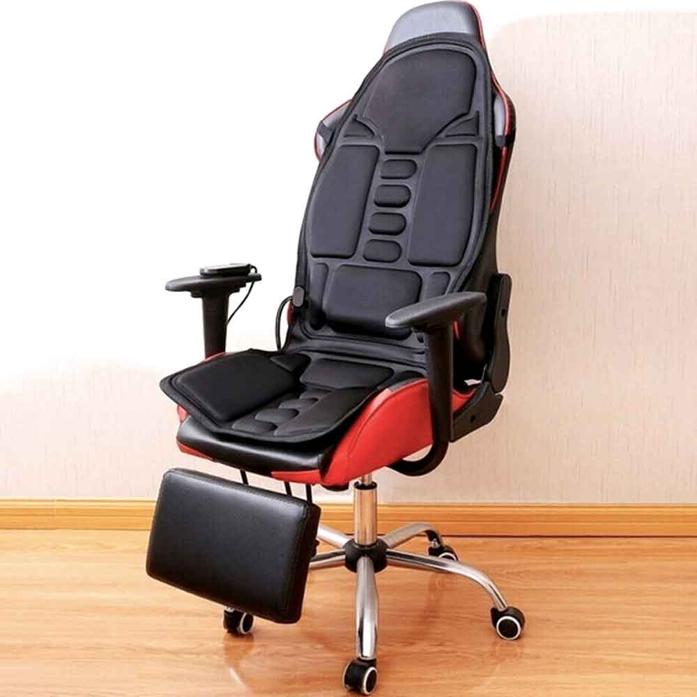 BowLift | Fashion massage chair pad with heated neck pillow for car and home