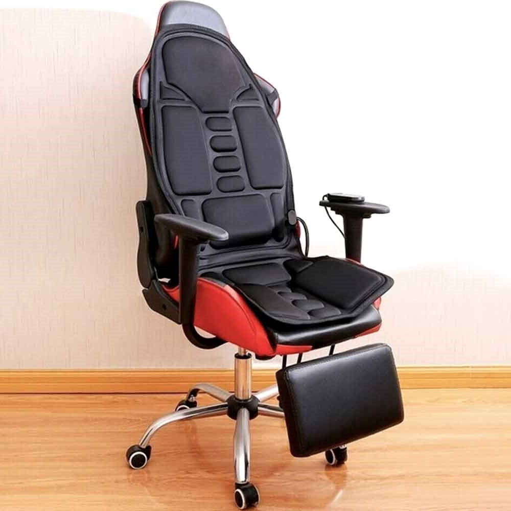 BowLift | Massage Chair Pad with Heat | 8 Massage Modes, Deep Tissue Relief & Portable for Home and Car Use