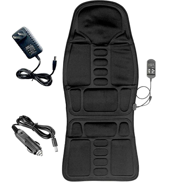 BowLift | Massage Chair Pad with Heat | 8 Massage Modes, Deep Tissue Relief & Portable for Home and Car Use