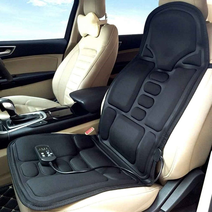 BowLift | Massage Chair Pad with Heat | 8 Massage Modes, Deep Tissue Relief & Portable for Home and Car Use