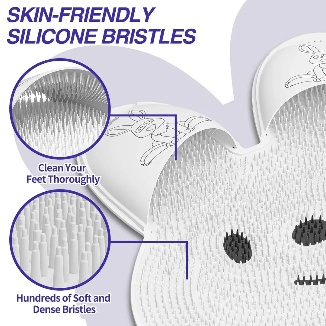 BowLift | Massage foot mat in rabbit shape – Promotes circulation & smooth foot skin