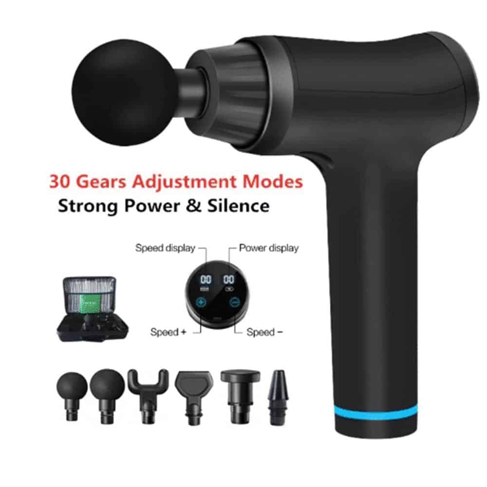 Massage Gun Pro+ against Muscle Soreness - with 30 Speed Levels | Bowlift