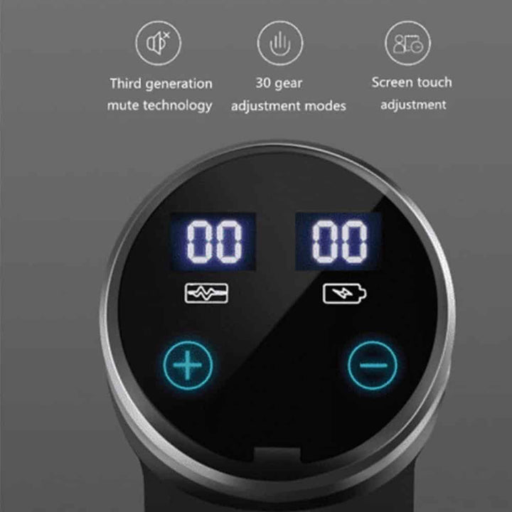 Massage Gun Pro+ against Muscle Soreness - with 30 Speed Levels | Bowlift