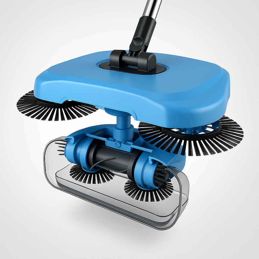 BowLift | 2-in-1 Vacuum Broom | Cordless, Eco-Friendly & Suitable for Tiles, Wood, and Carpets