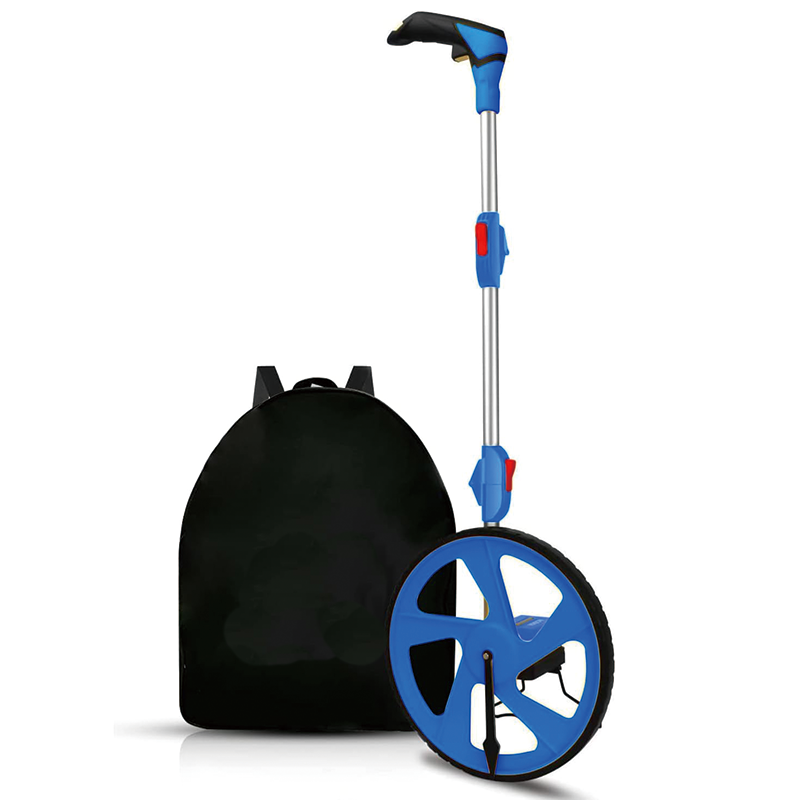 BowLift | Measuring Wheel in Feet, 12 in Wheel Diameter,  3-Sections Collapsible with Backpack , Adapt to various roads