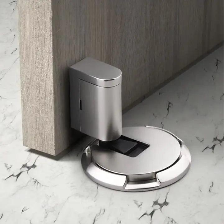 BowLift | Mechanical Floor Door Stopper – Sturdy, Adjustable Floor Bracket