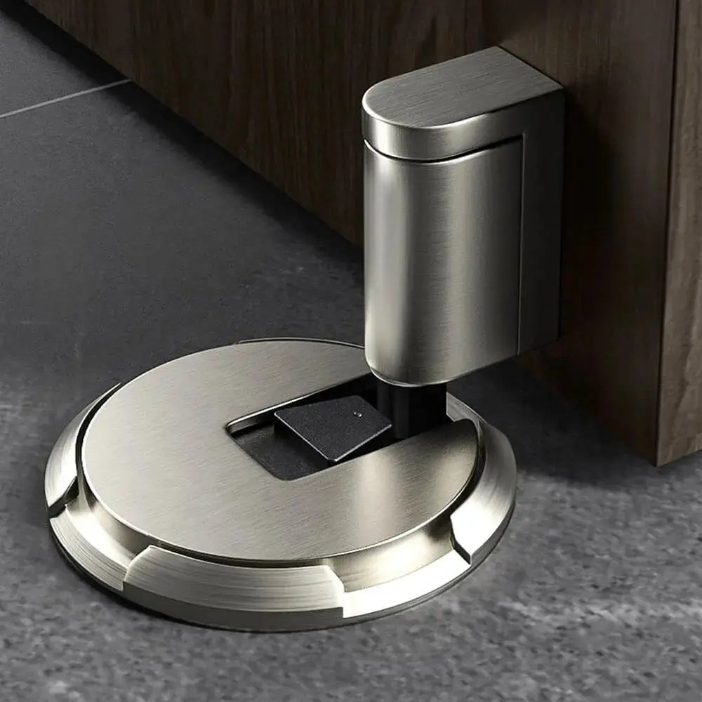 BowLift | Mechanical Floor Door Stopper – Push System for Secure Door Hold