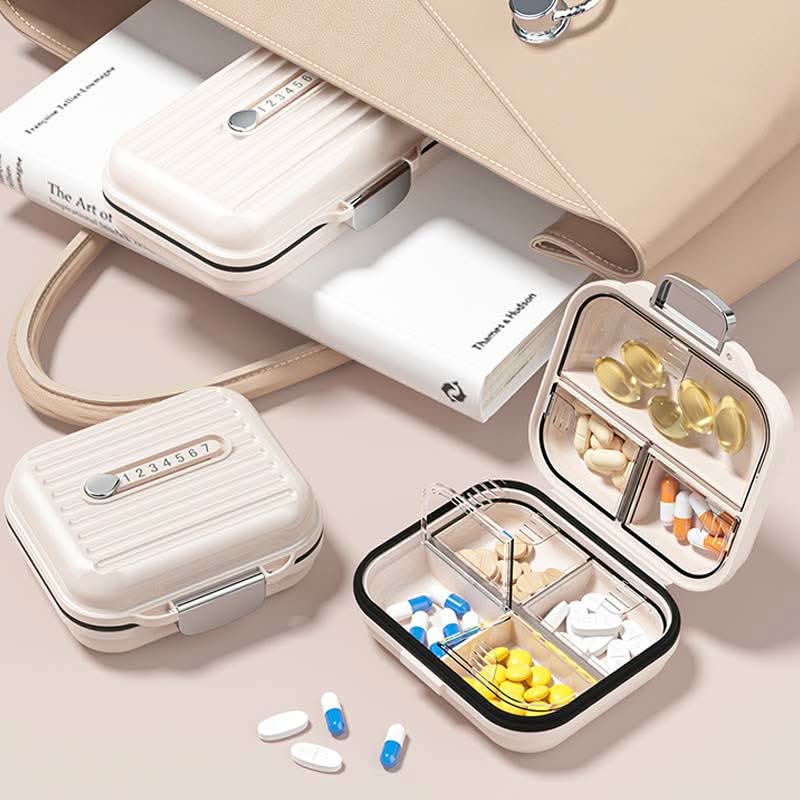 BowLift | Portable Pill Organizer with 7 Compartments & Triple Seal