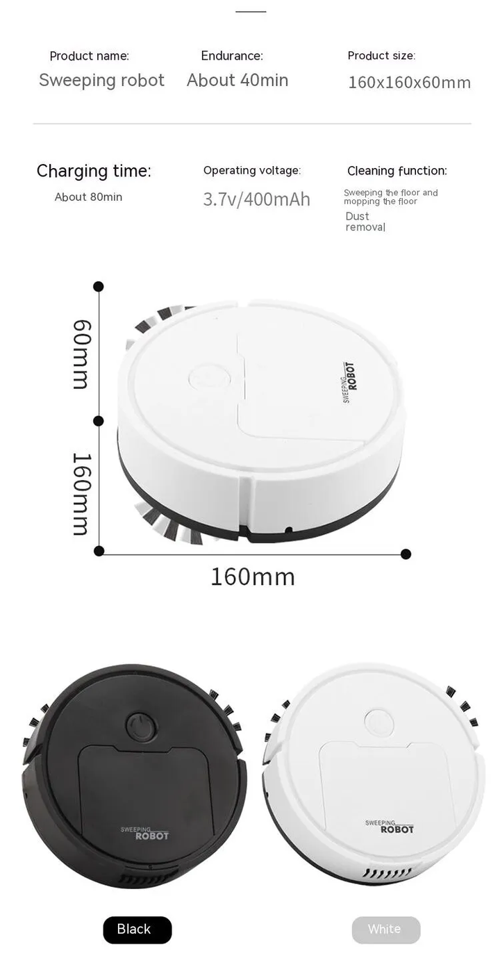 BowLift | Mini Robot Vacuum Cleaner | All-in-one Intelligent Device