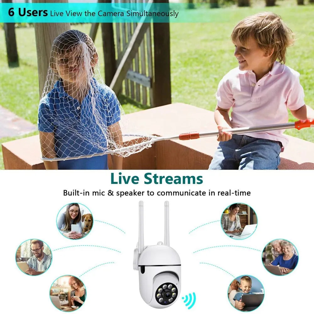 Smart WiFi Security Camera for Home Bowlift
