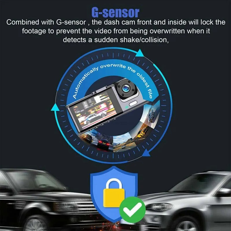 Dashcam with Night Vision & IR Technology Bowlift