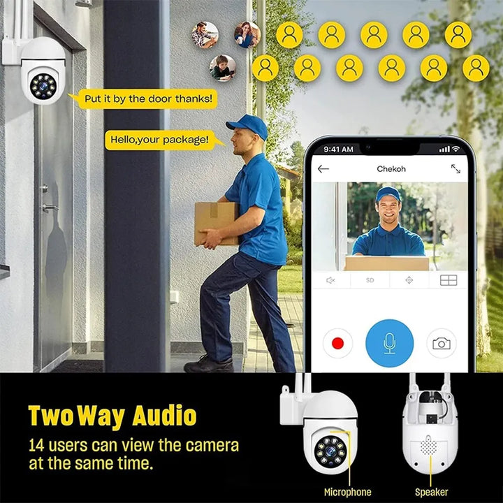 Smart WiFi Security Camera for Home Bowlift