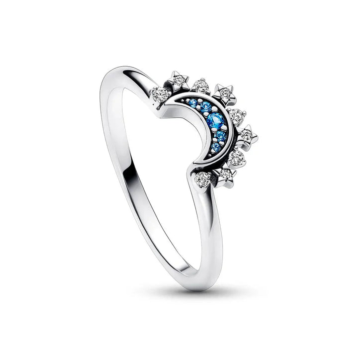 BowLift | Heavenly women's ring made of silver with crystal shine