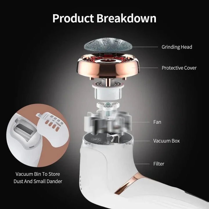 BowLift | Rechargeable callus remover for silky soft feet