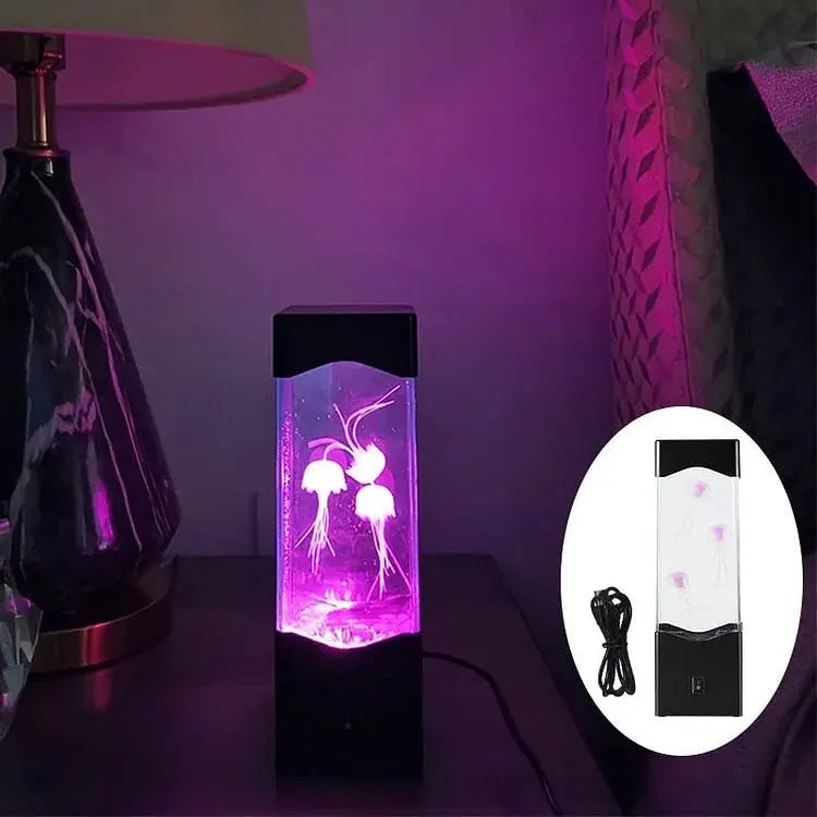 BowLift | Multicolored Jellyfish Lamp – Soothing LED Mood Lighting