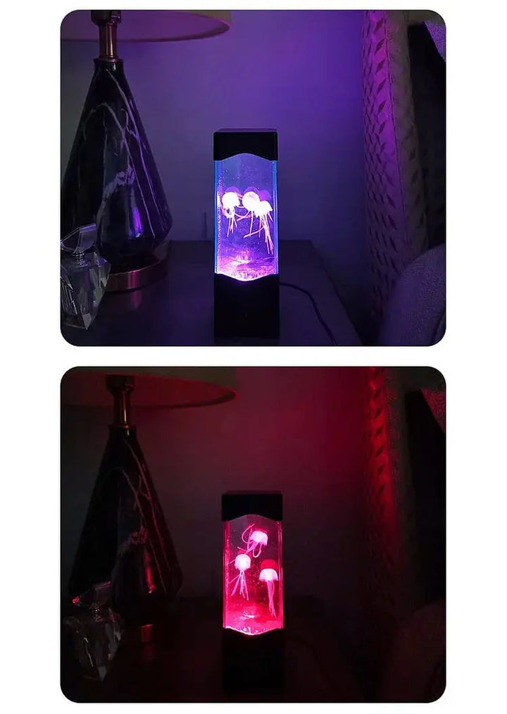 BowLift | Multicolored Jellyfish Lamp – Soothing LED Mood Lighting