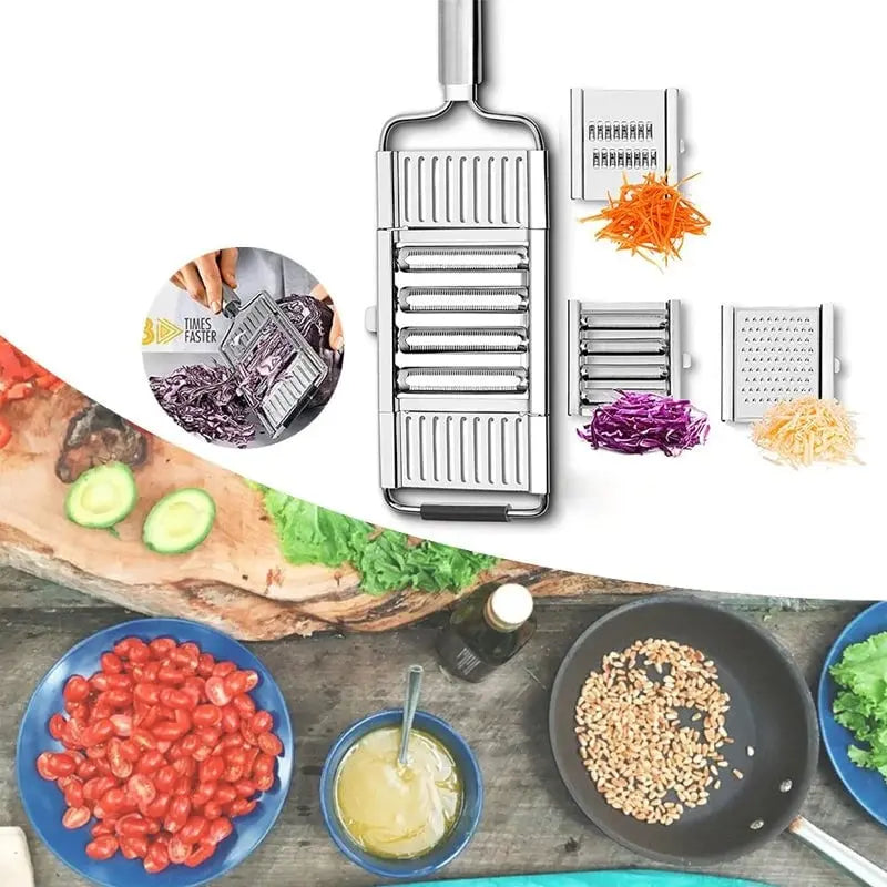 BowLift | Multi-purpose vegetable slicer with interchangeable blades – Cut quickly & evenly