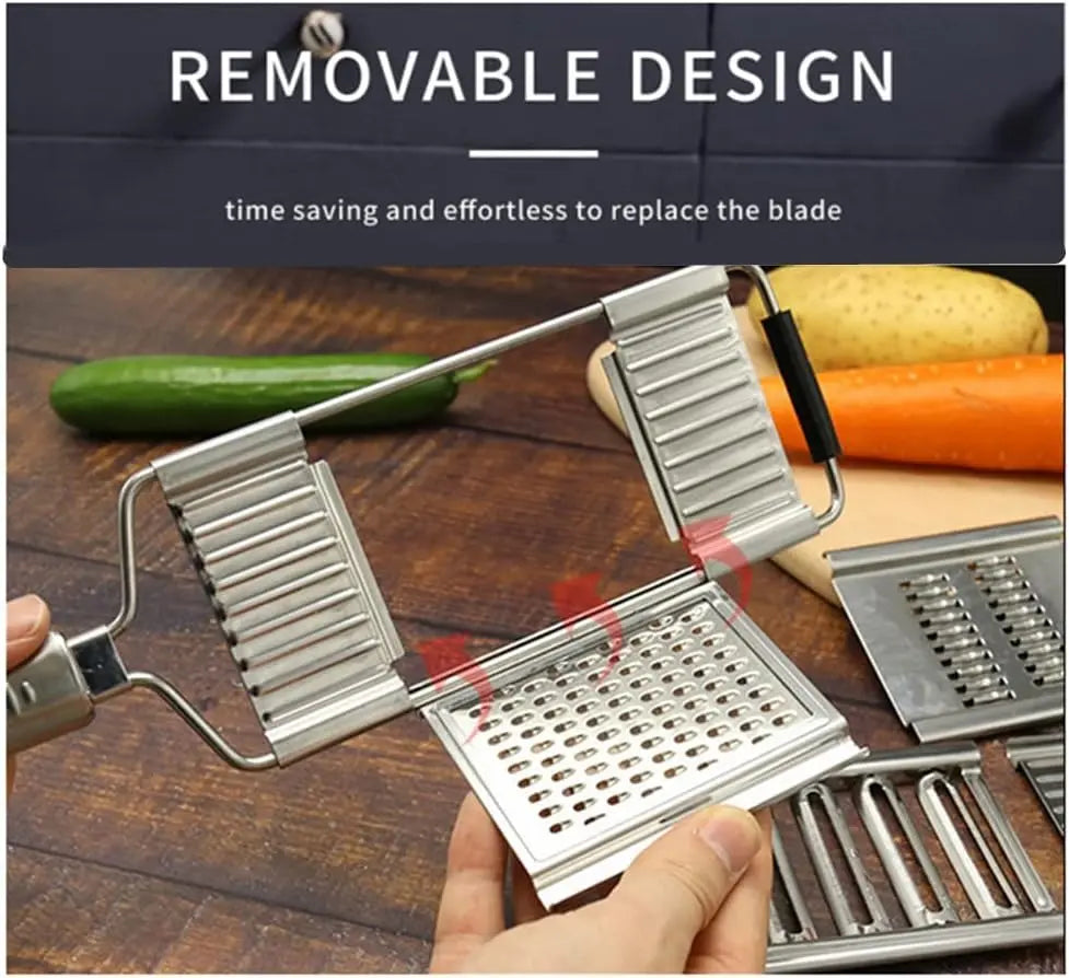 BowLift | Multi-purpose vegetable slicer with interchangeable blades – Cut quickly & evenly