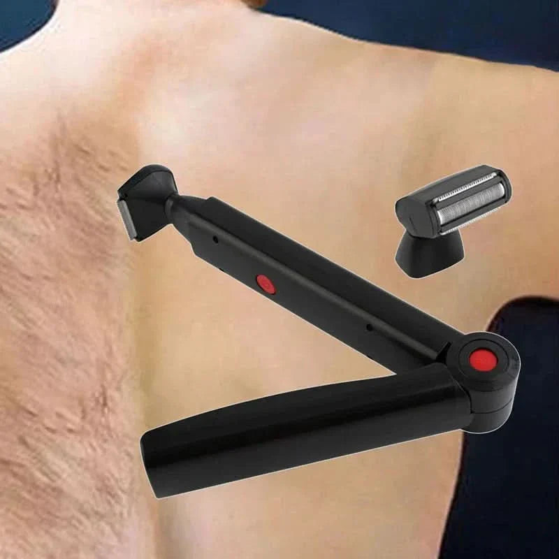 BowLift | Men’s Electric Back Hair Shaver Razor with Foldable Handle