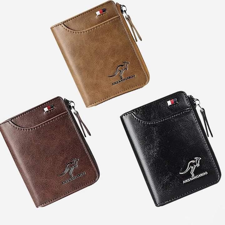 BowLift | Kangaroo Men's RFID-blocking Wallet, Multifunctional Credit Card Holder
